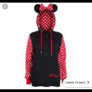 Disney Minnie Mouse zip hoodie ears